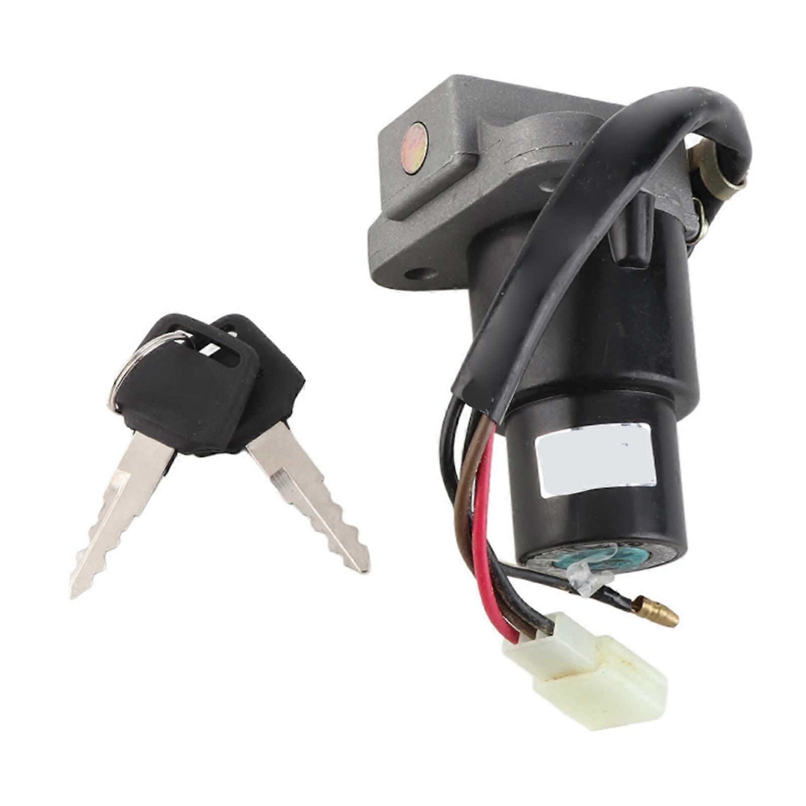 DT125R Motorcycle Ignition Key Switch - Durable, 3 Keys Included, Secure & Reliable