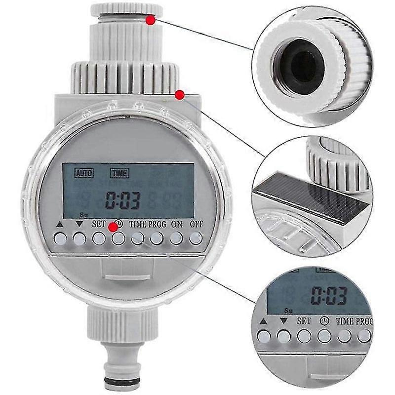 Waterproof Digital Automatic Watering Irrigation Controllers Timer System Solar Water Timer Home Garden Watering Timer