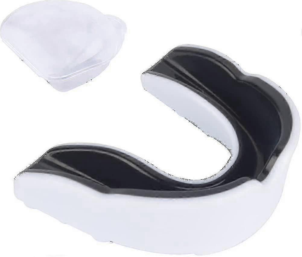 واقي الفم الرياضي. واقي الفم قابل للتشكيل مع العلبة. علكة واقي الفم للصغار