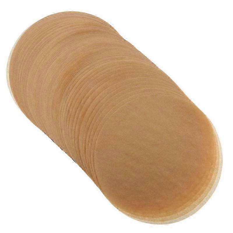 100pcs Round BBQ Grilling Paper Sheets, Disposable Non-Stick Baking Parchment