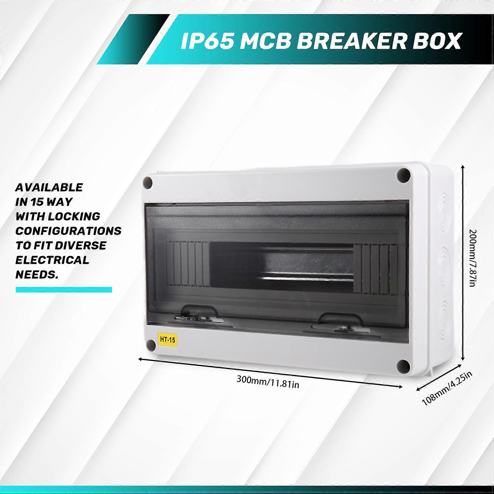 HT Series Junction Box 15WAY PC IP65 Waterproof Distribution Box