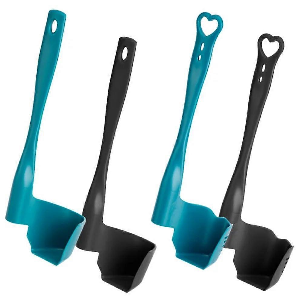 Rotating Spatula for Removing Food Portioning and Mixing Drums