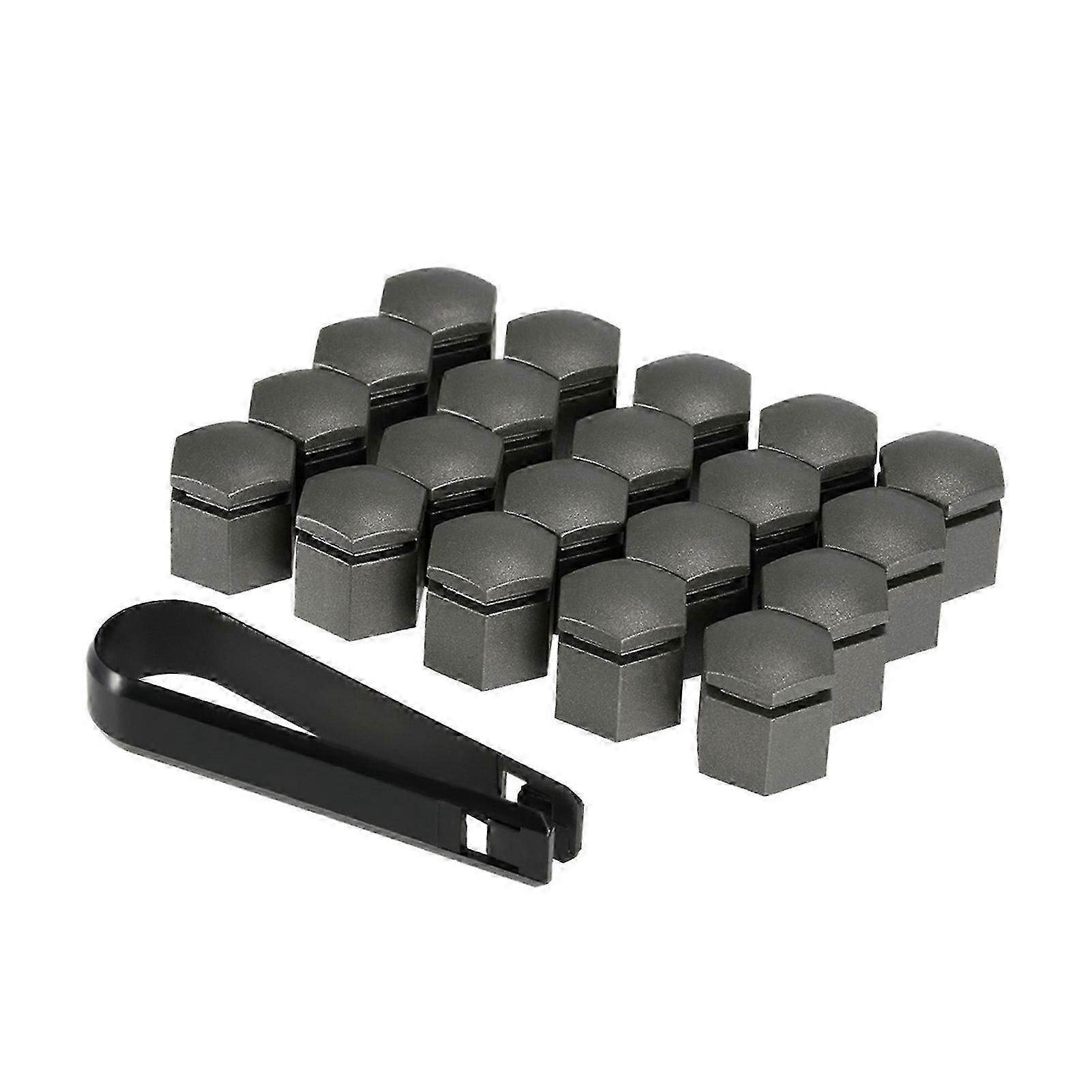 20個19MMグレーカーホイールナットカバーボルトキャップ交換用ボクスホールオペル