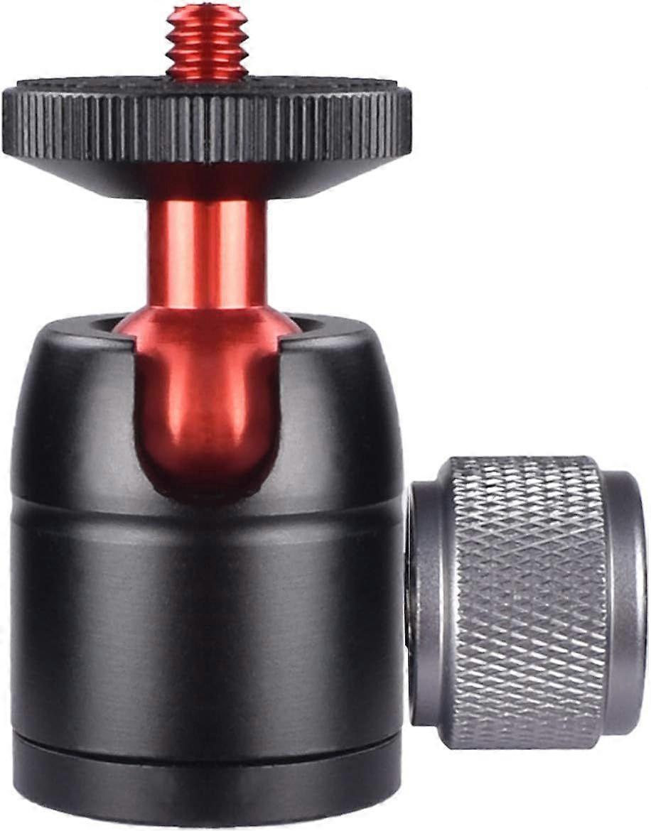 Mini 360 Degree Rotatable Aluminum Tripod Head Ball Head Adapter for DSLR Camera Tripod Monopod Light Holder