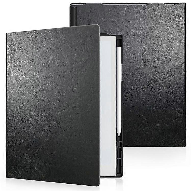 Compatible For Remarkable 2 Case Book Folio Style PC+PU Leather E-Reader Cover with Pen Holder