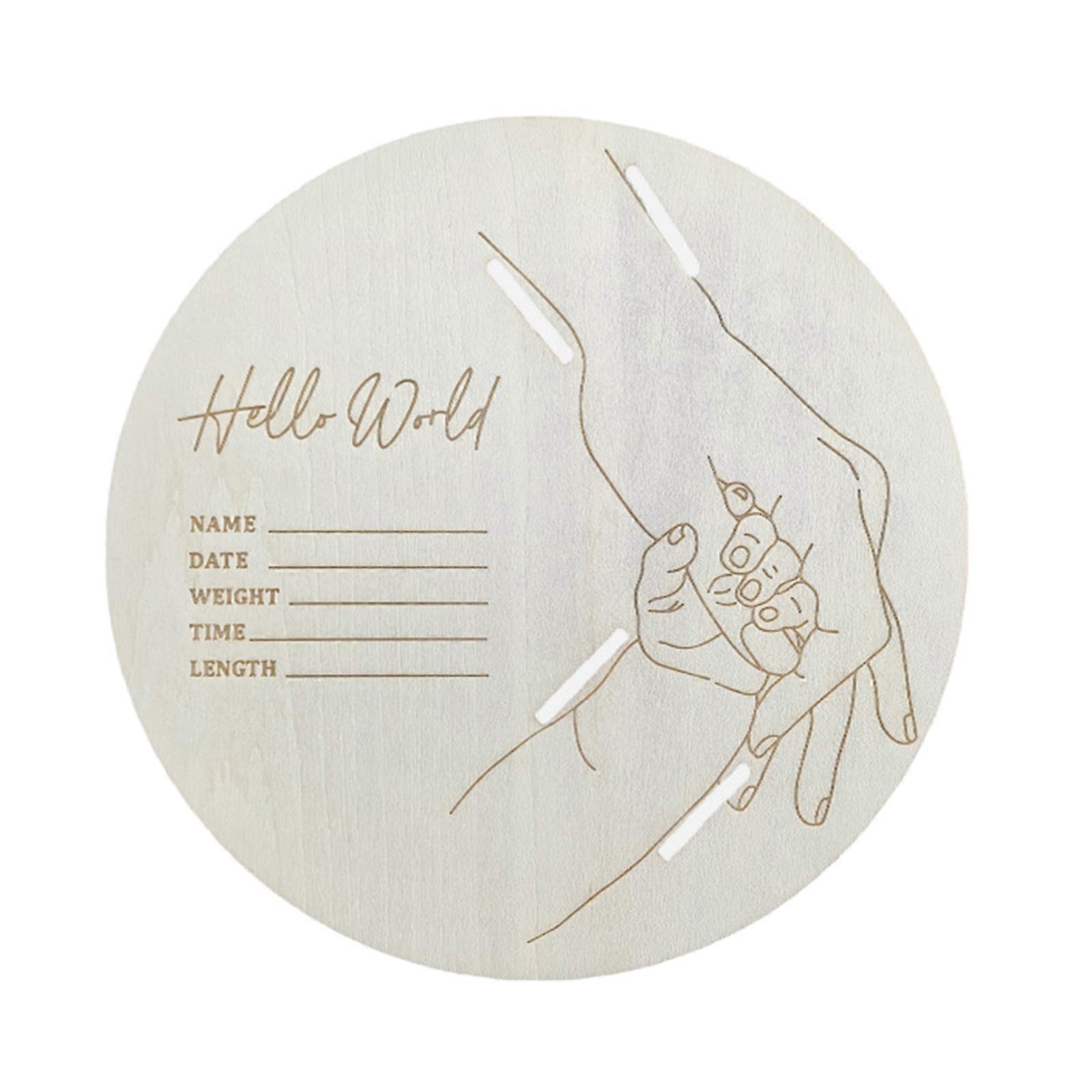 Adjustable Baby Birth Bracelet Display Holder Customizable Name and Date Engraving for Newborn Keepsakes Band Display Multicolor