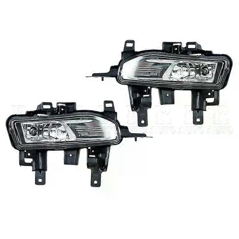 Applies to R-AUTO Car Front Bumper Fog Lamp Kit With Halogen Fog Light Assembly High Quality For NISSAN Qashqai 2018 2019 Car Lamp