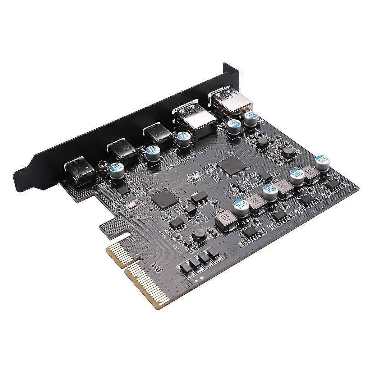 PCIe to USB 3.2 Gen 2 Adapter Card for PC Windows 10/8/7 and MAC
