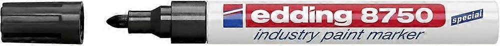 Edding 8750 Industrial Paint Painter - Black - 1 Pen - Round Nib 2-4 mm