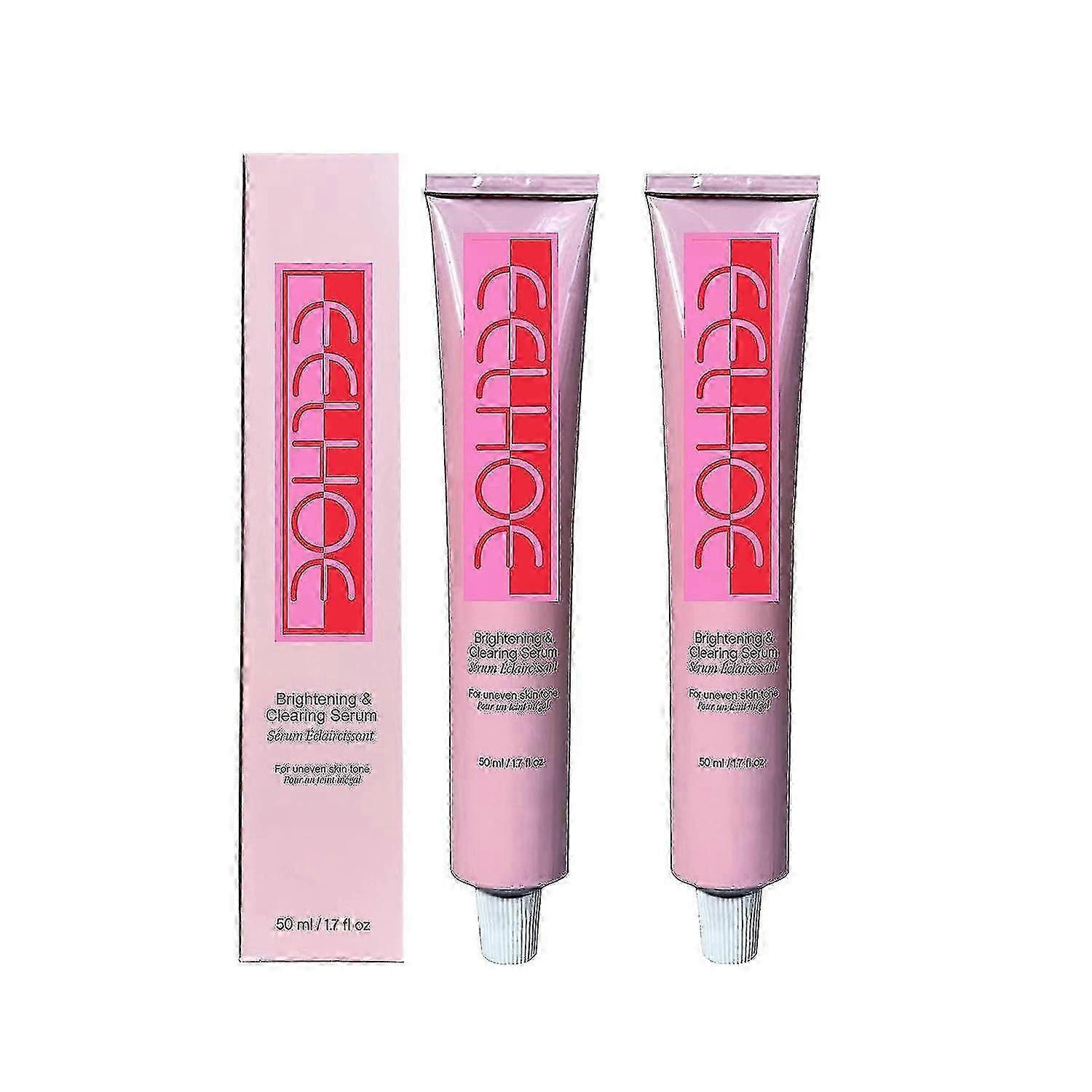 2 قطعة مصل تفتيح وتطهير مع النياسيناميد ، مصل حب الشباب المضاد للشيخوخة للوجه ، إصلاح البشرة ، ومصل التفتيح