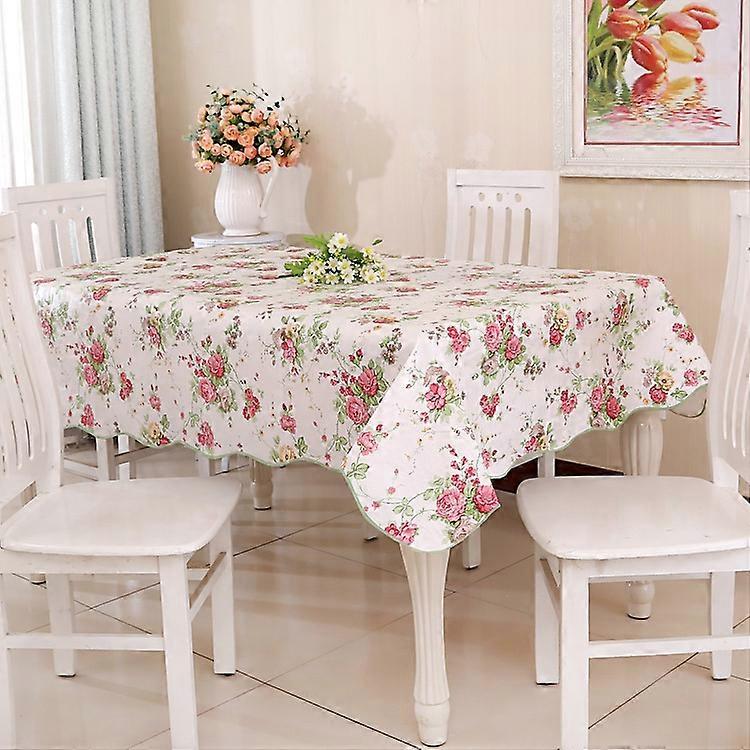 PEVA Oil&Water Resistant Coffee Table Tablecloth