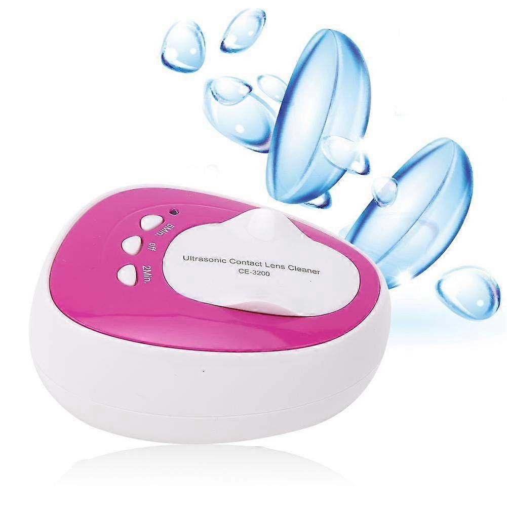 Ultrasonic contact lens cleaning machine, automatic high frequency (US plug)
