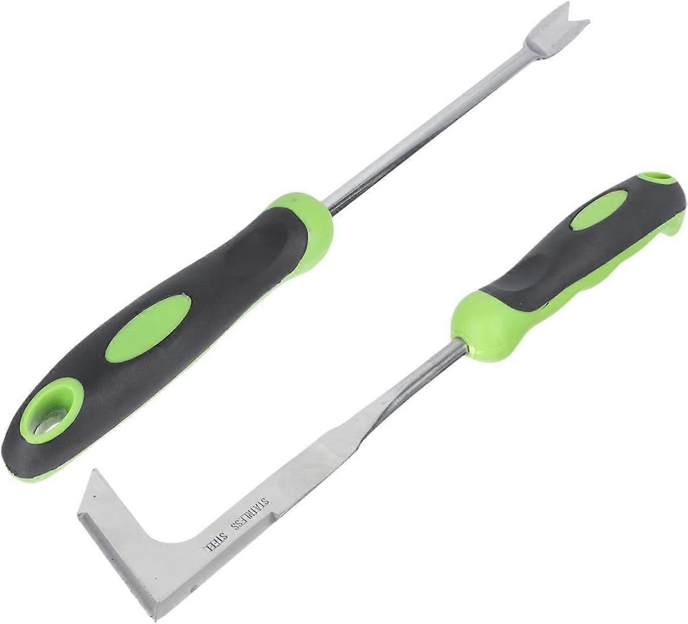 2PCS Crack Weeding Tool (Crack Weeding + Dandelion Fork)