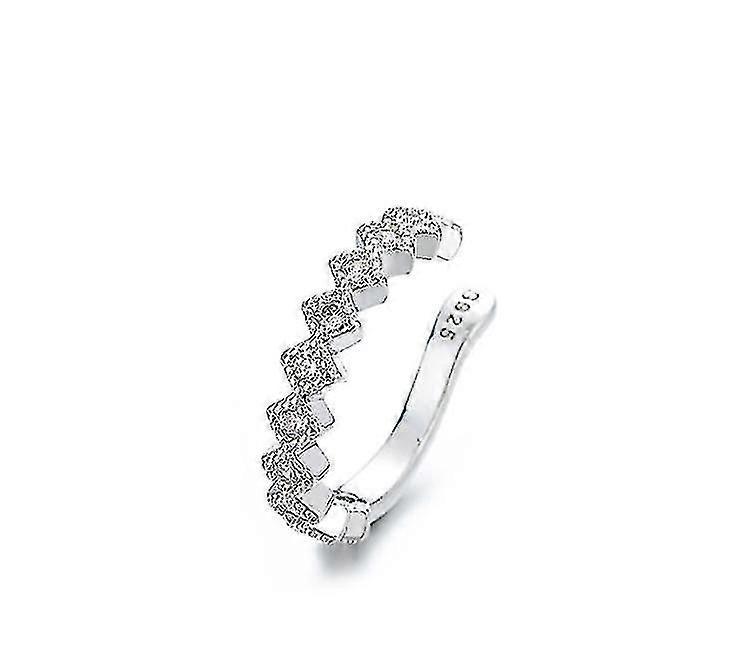 (ダイヤモンドイヤークリップ)ライトラグジュアリーイヤーカフピアス