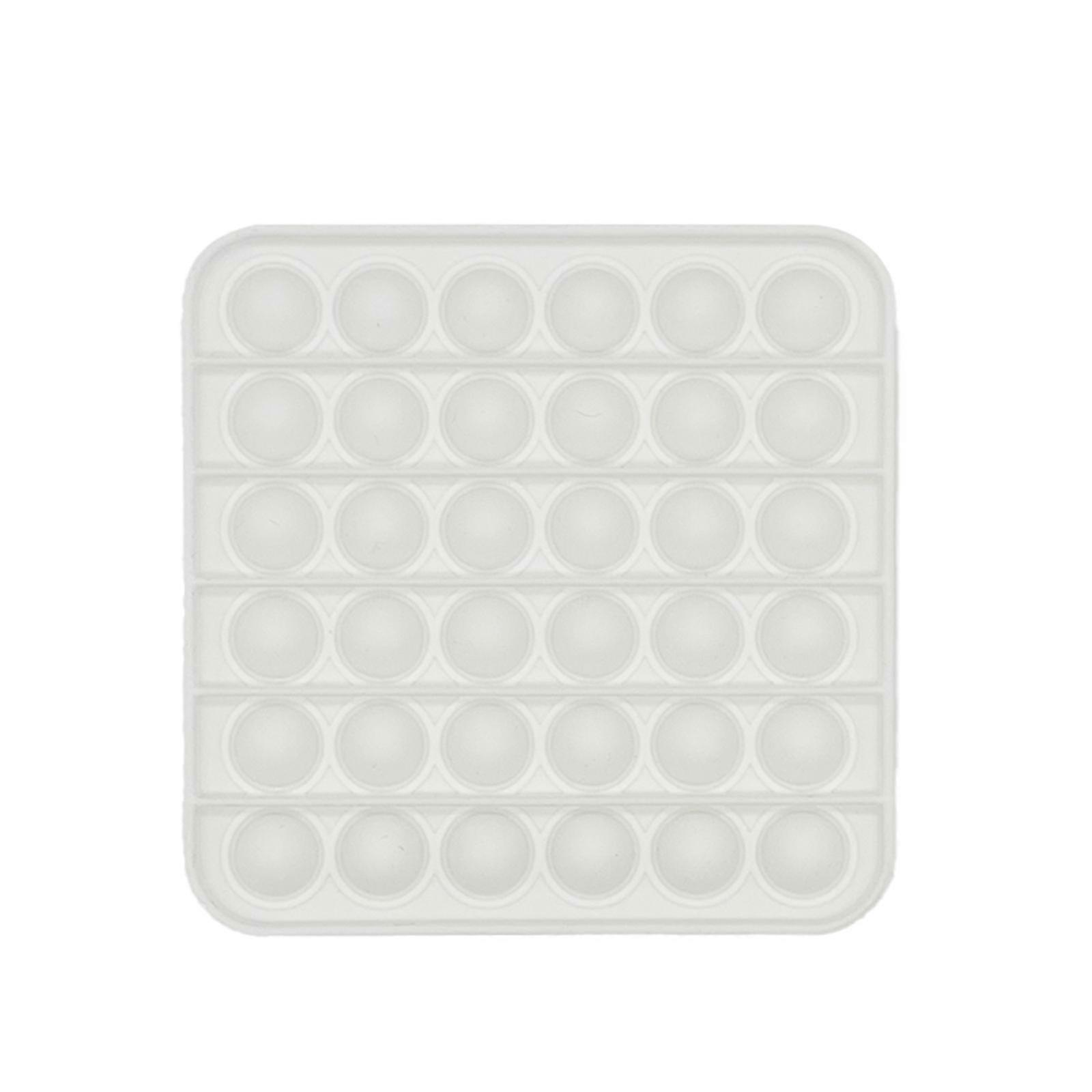 Vierkant wit sensorisch bubbelduw speelgoed voor feestgunst