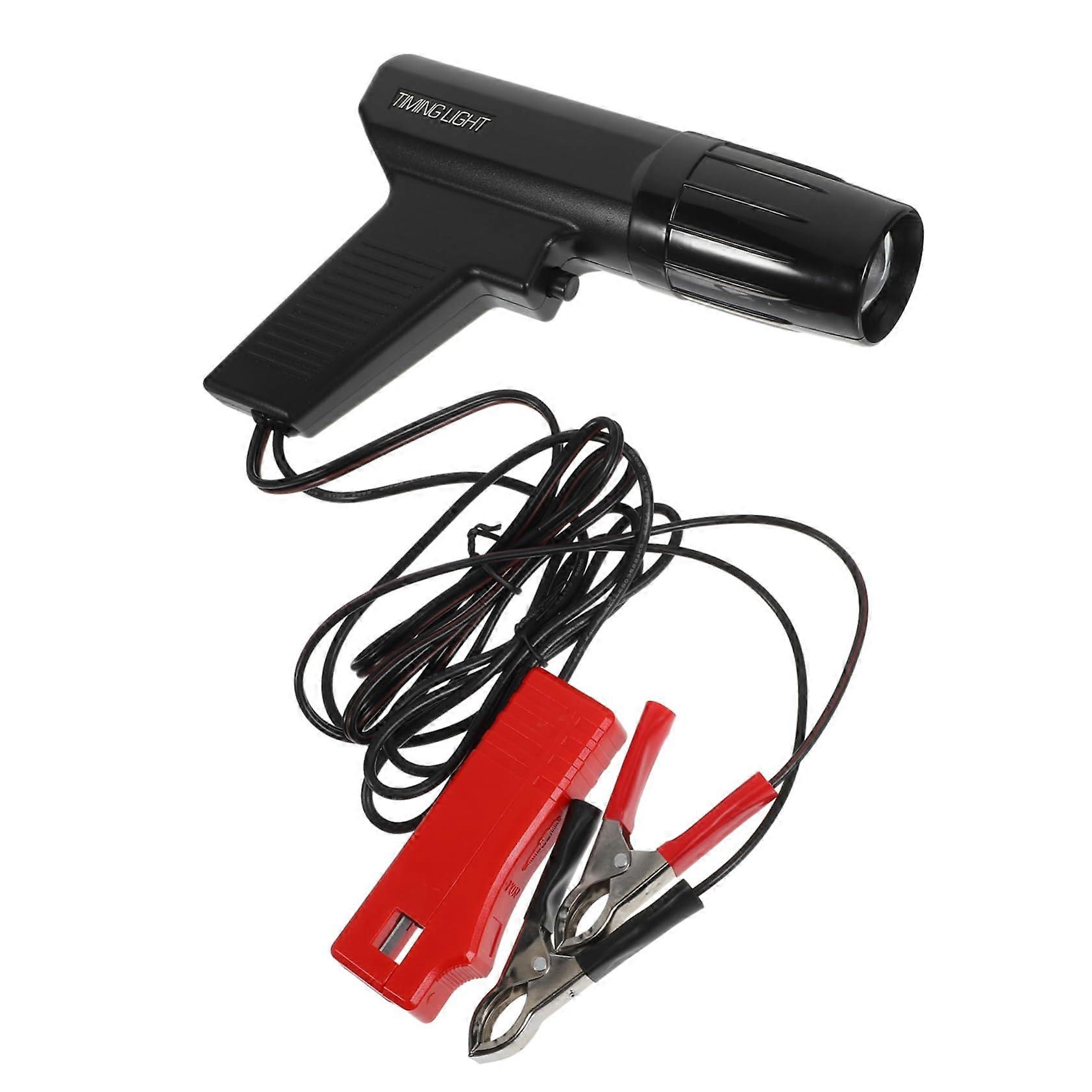 Inductive Ignition Timing Light for Car and Motorcycle Engines Engine Timing Light Repair Tool 12V Compatible