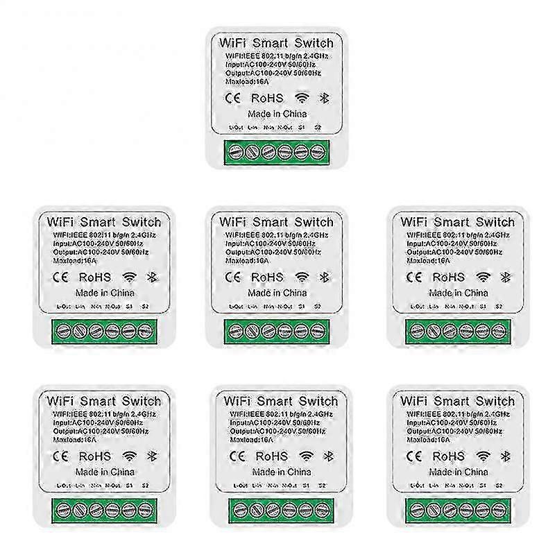 Ewelink 16a Smart Wifi Switch 2-way Control Switch Mini Smart Breaker Smart Life