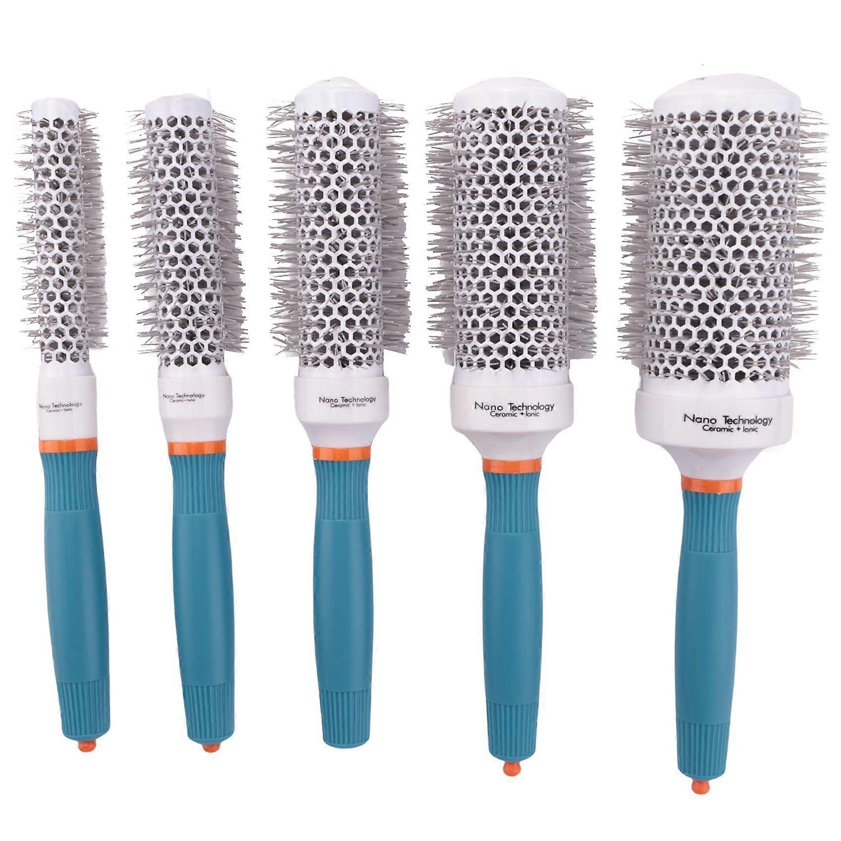 Roller Comb Professional 5 Size Hair Dressing Brushes High Temperature Round Comb Hair Styling Tool