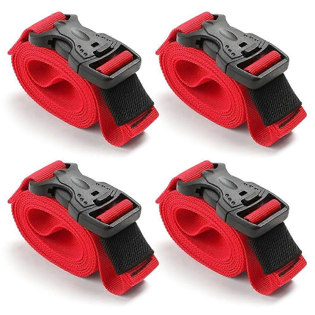 1/2 / 4pcs Nylon Buckle Strap Bagagem Alças de Carga com Fivelas de Liberação Rápida