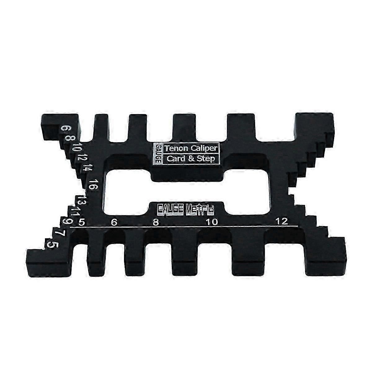 Aluminum Dovetail Jig Precision Tenon Gaps Gauge Woodworking Tenon Caliper Table Saw Depth Gauge Height Measuring