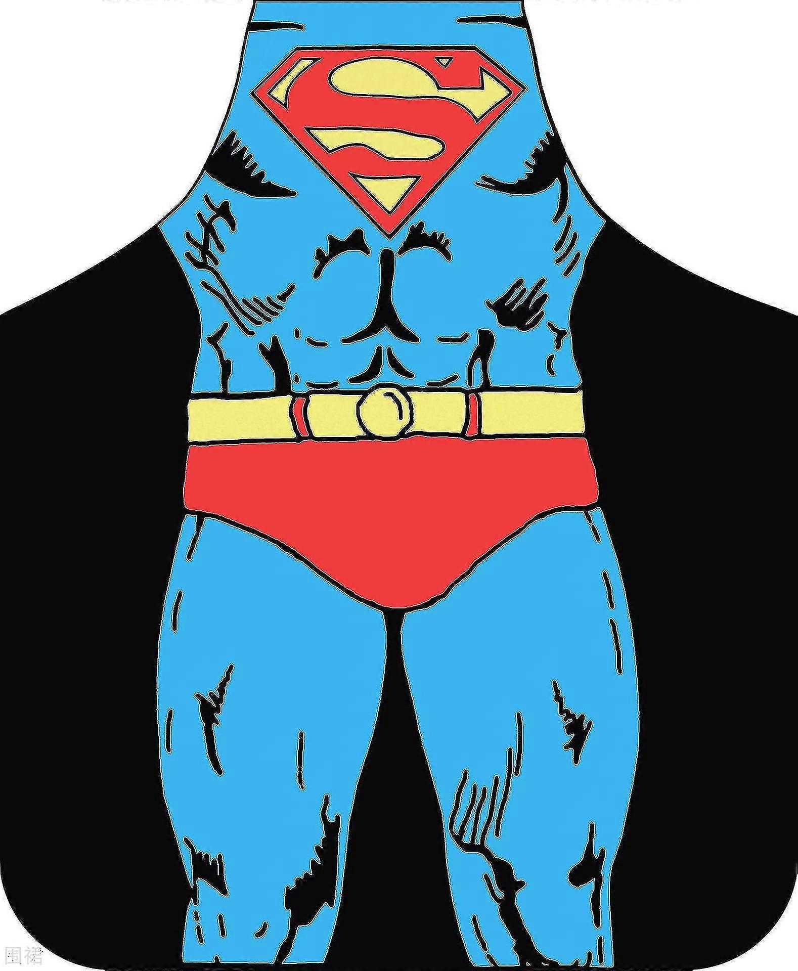 Kitchen Cooking Apron Waterproof Cartoon Superman Aprons