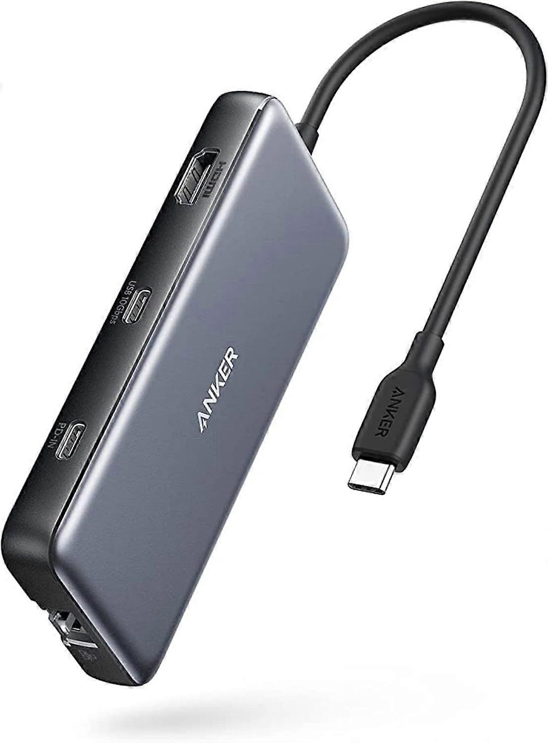 2025 High quality brand new  555 USB-C Hub (8-in-1), with 100W Power Delivery, 4K 60Hz HDM
