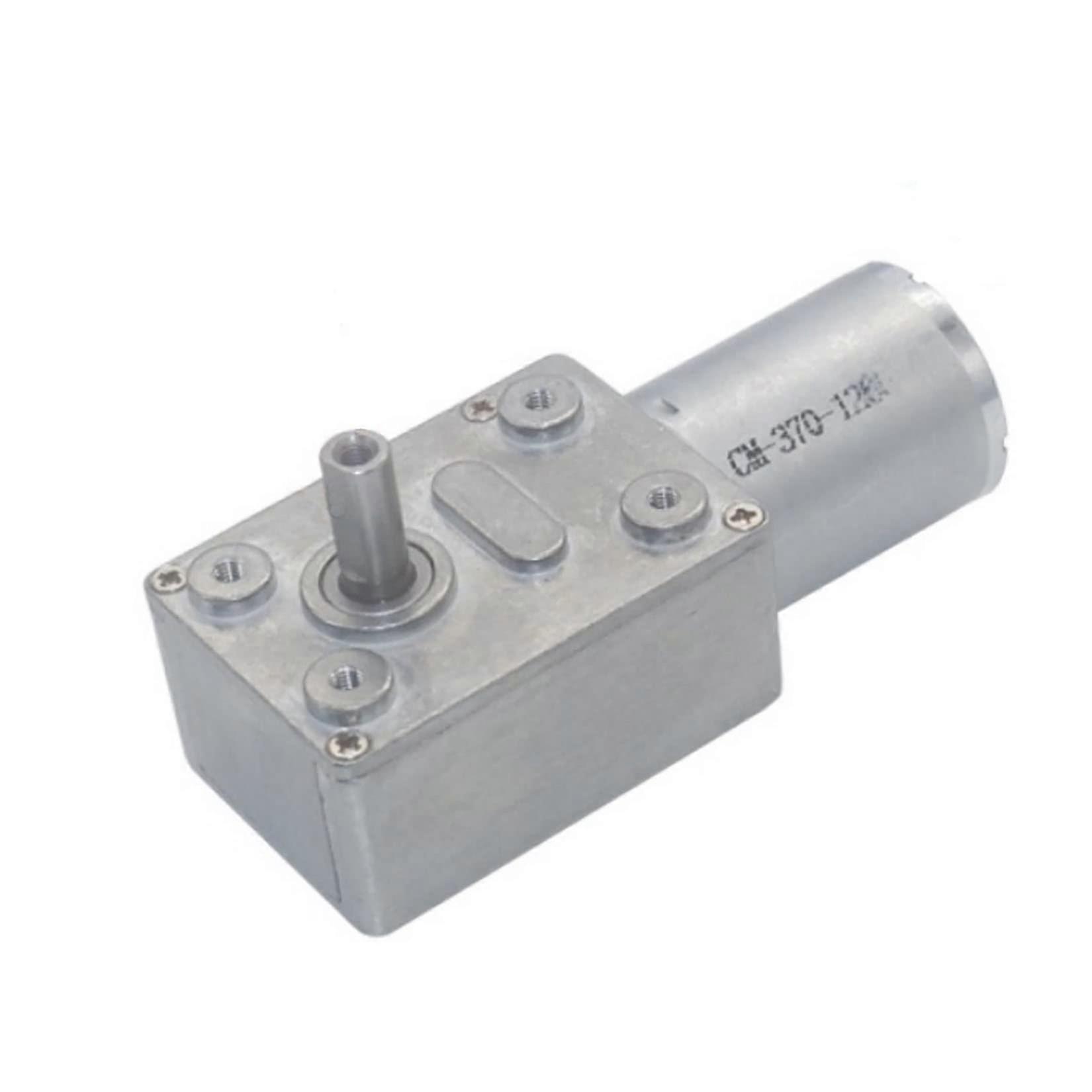 Turbine Speed Garage Door Mini DC Motor, Gear Motor, JGY370, 24V Gear Reduction Box, SelfLocking Worm Gear (30rpm)