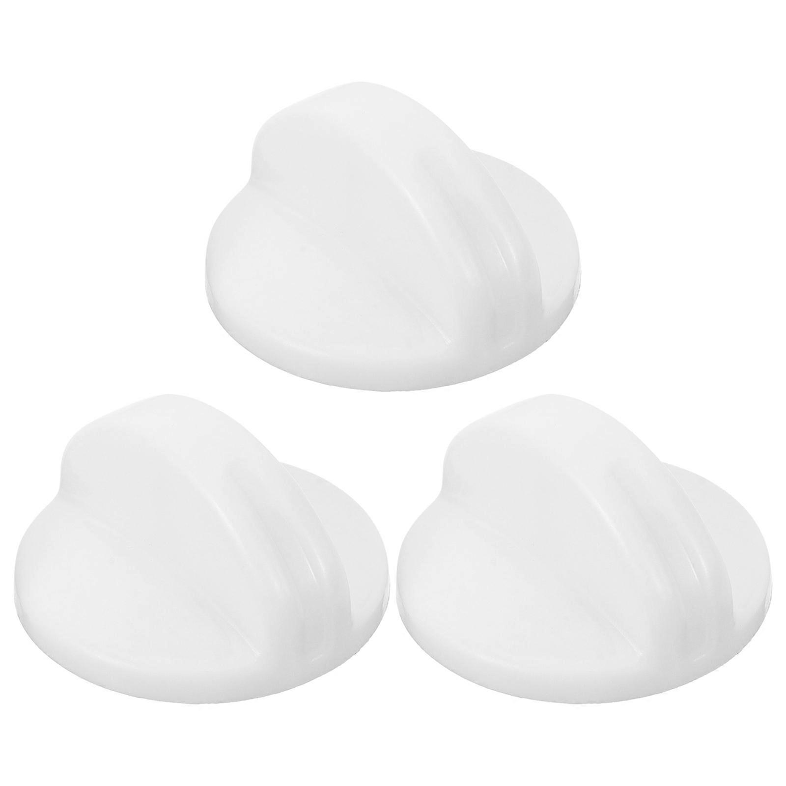 3pcs Washer Timer Control Knobs Replacement for Dryer Compatible with Various Washers Sturdy Design Easy to Operate Essential Washer Accessories