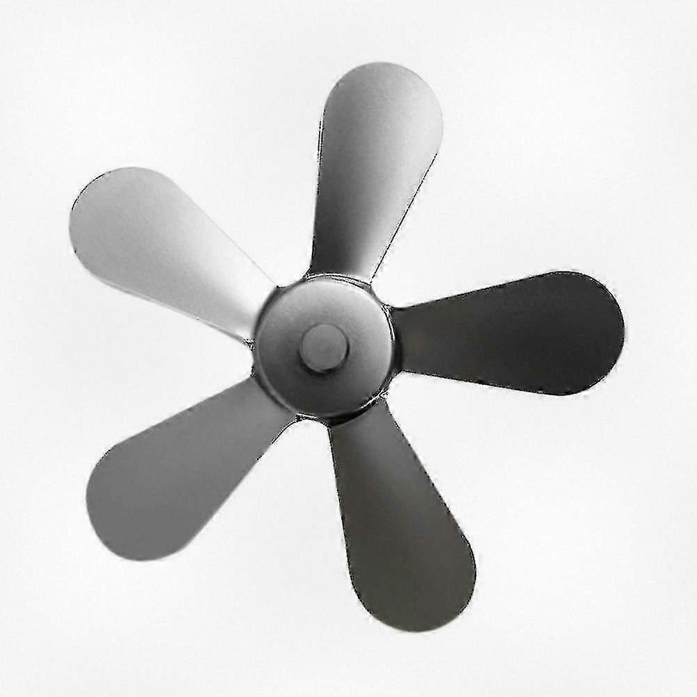 5 Blades Efficient Heat Powered Aluminum Fireplace Fan for Enhanced Home Heating Solutions