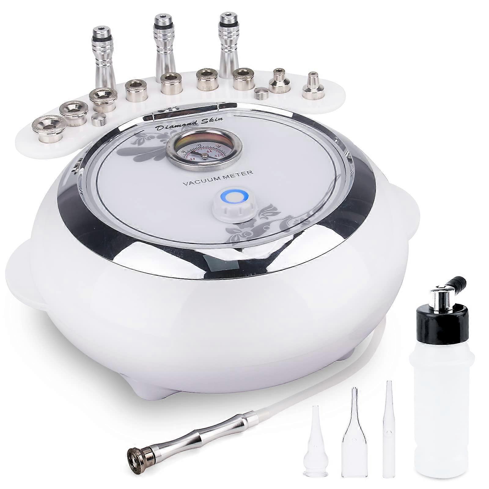 3 in 1 Diamond Microdermabrasion Machine with 65-68cmHg Suction for Professional Facial Skin Care Equipment