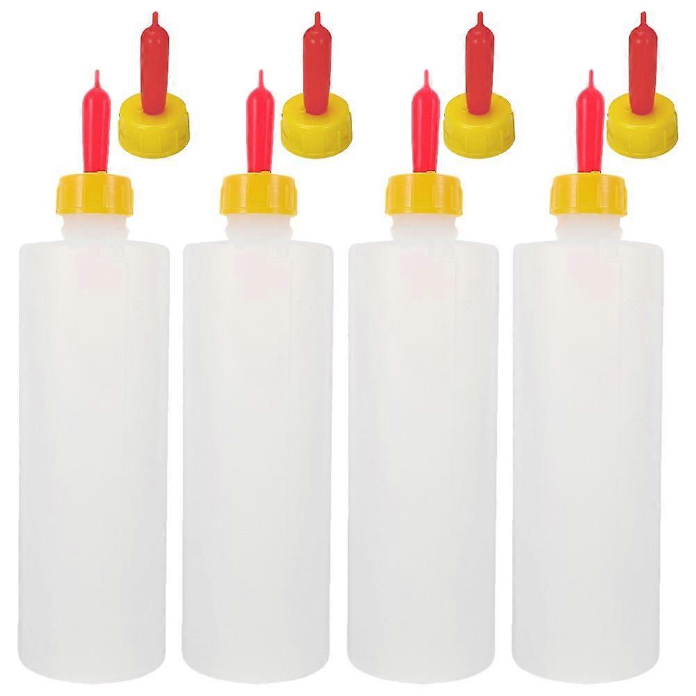 1 Satz Lammflaschen Lammsäugflasche Tierfütterungsflaschen Ziegenmilchflasche mit Schnullern