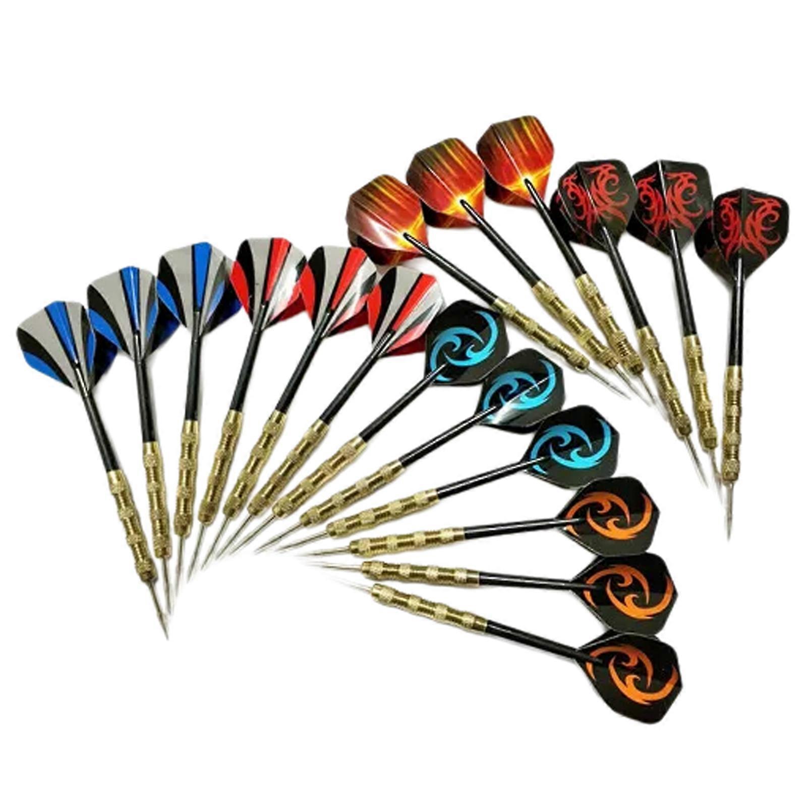 18Pcs Professional 14g Steel Tip Dart With Aluminum Shaft Metal Tip Dart Needle Dartboards Accessories Enduring