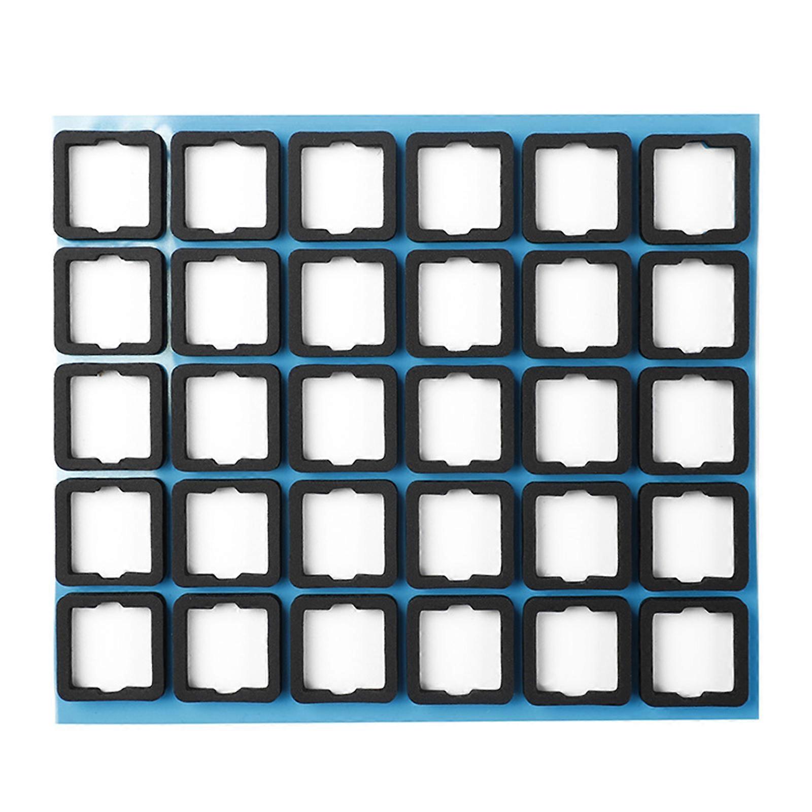 120Pcs Mechanical Keyboard Switches Sound Dampeners Silencers Foam Silencers Pad for Mechanical Keyboard Noise Reduction Pad Multicolor
