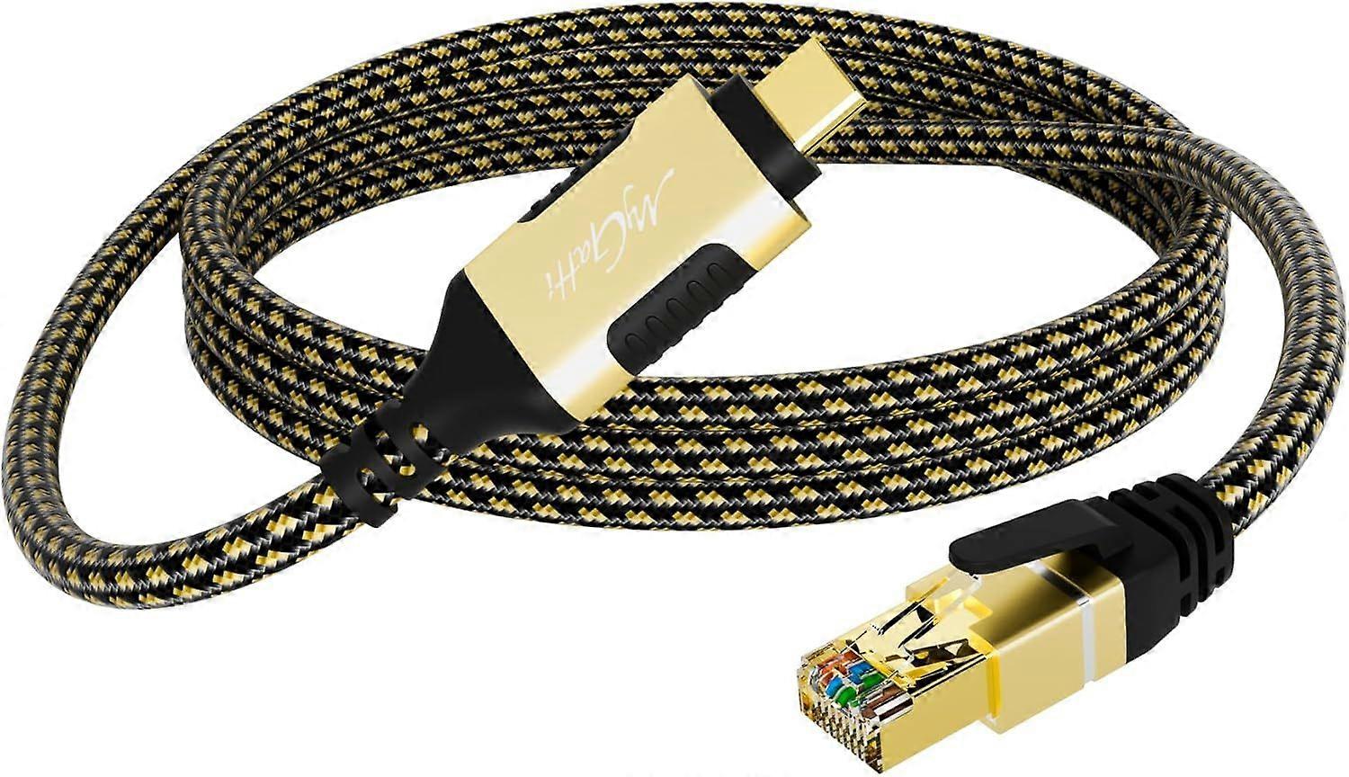 2025 Neuestes Modell USB C auf Ethernet-Kabel 6 FT, USB 3.0 Typ-C auf RJ45-Kabel,