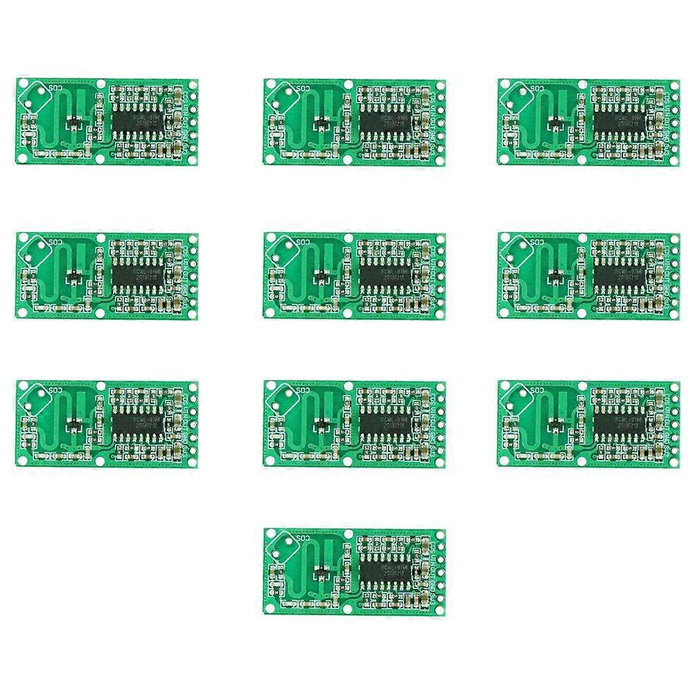 10 Pieces Microwave Radar Sensor Module RCWL0516 Human Induction Switch Module Intelligent Sensor