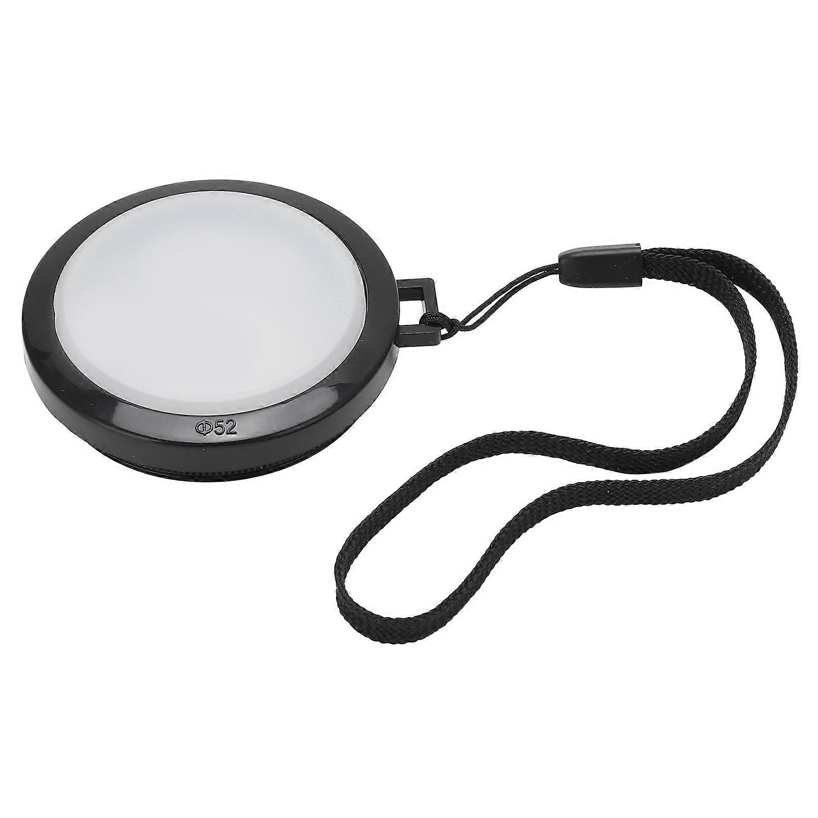 White nce Lens Cap - Camera Lens Cover with Adapter Ring for True Color Capture