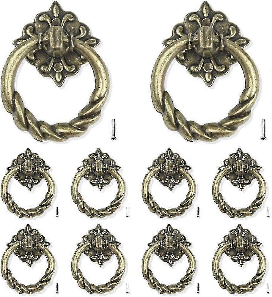 Bronze Kitchen Drawer Knob Pull Handle 10Pcs 2024