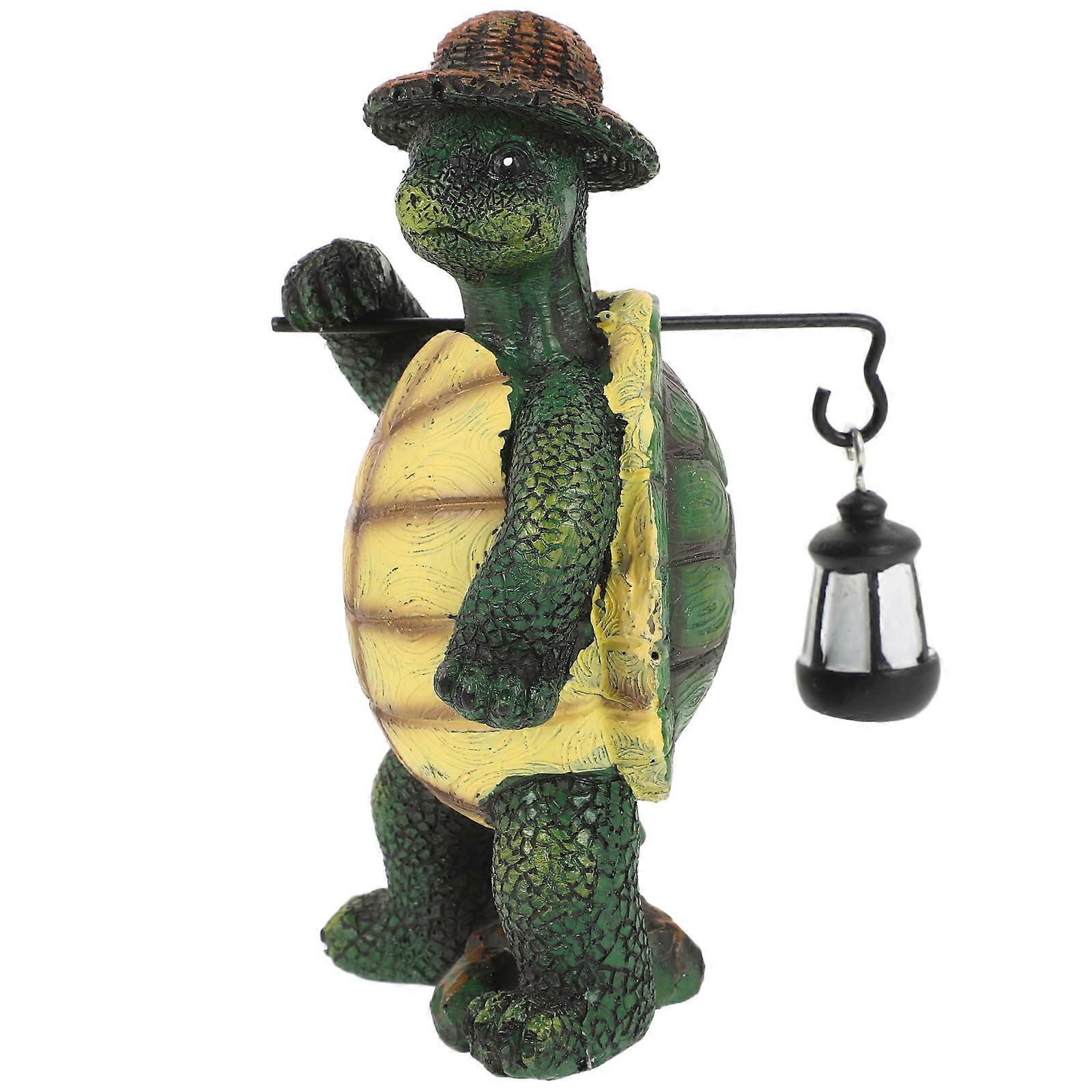 Outdoor Resin Turtle, Decorative Item Elevating Garden Atmosphere, Robust Construction