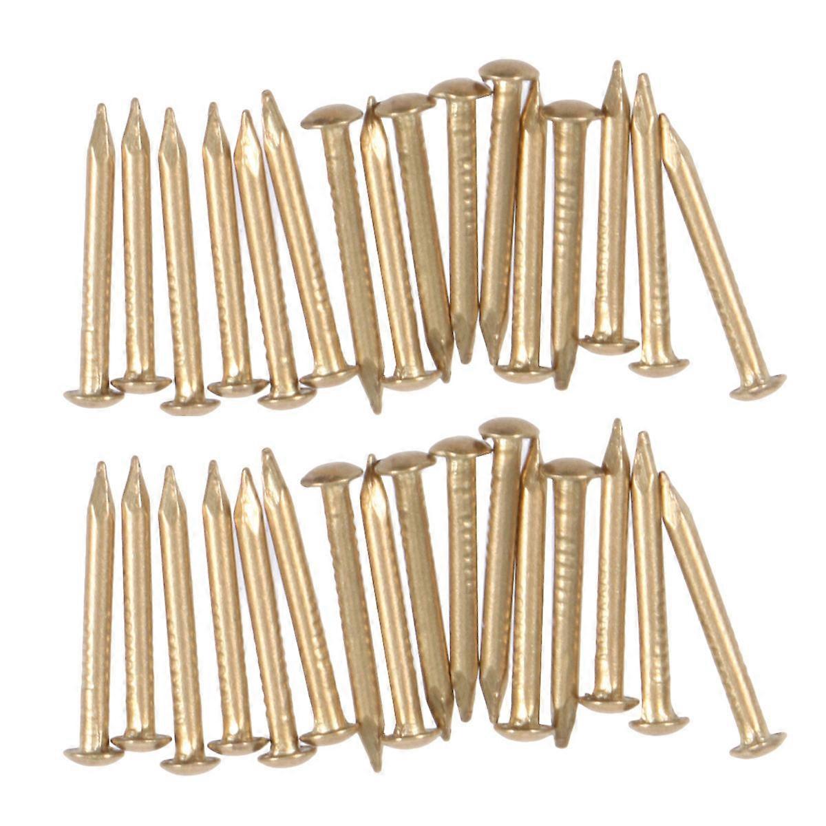Craftsmanship Grade Brass Nails, Secure Attachment for Furniture Parts