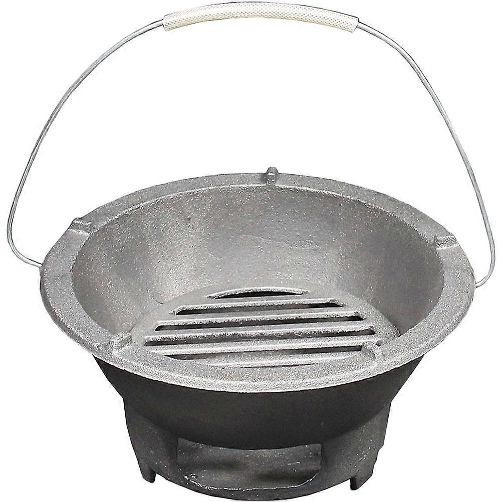 Portable Iron Stove for Outdoor Cooking, Multi-purpose Usage, Finely Polished Finish