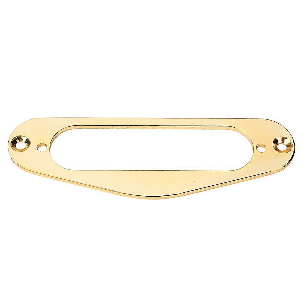 Guitar Pickup Mounting Ring for Electric Guitars – Golden Single Coil Flat Humbucker Frame – Durable Replacement Accessory for Guitarists – DIY Part