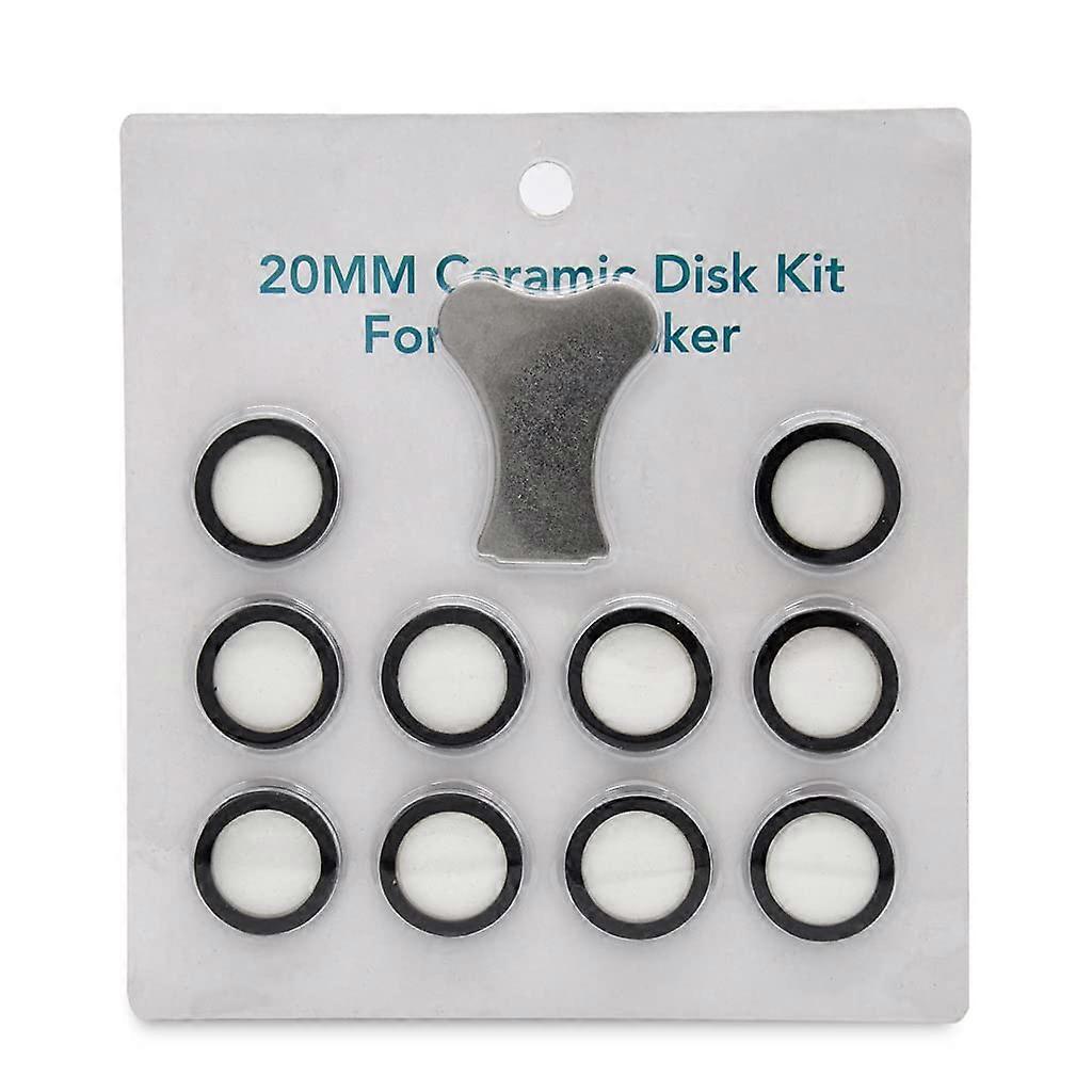 20mm Ceramic Disc for Humidifier Replacement - 3, 6, or 10 Piece Set, 70MHz Frequency High Output Spare Parts