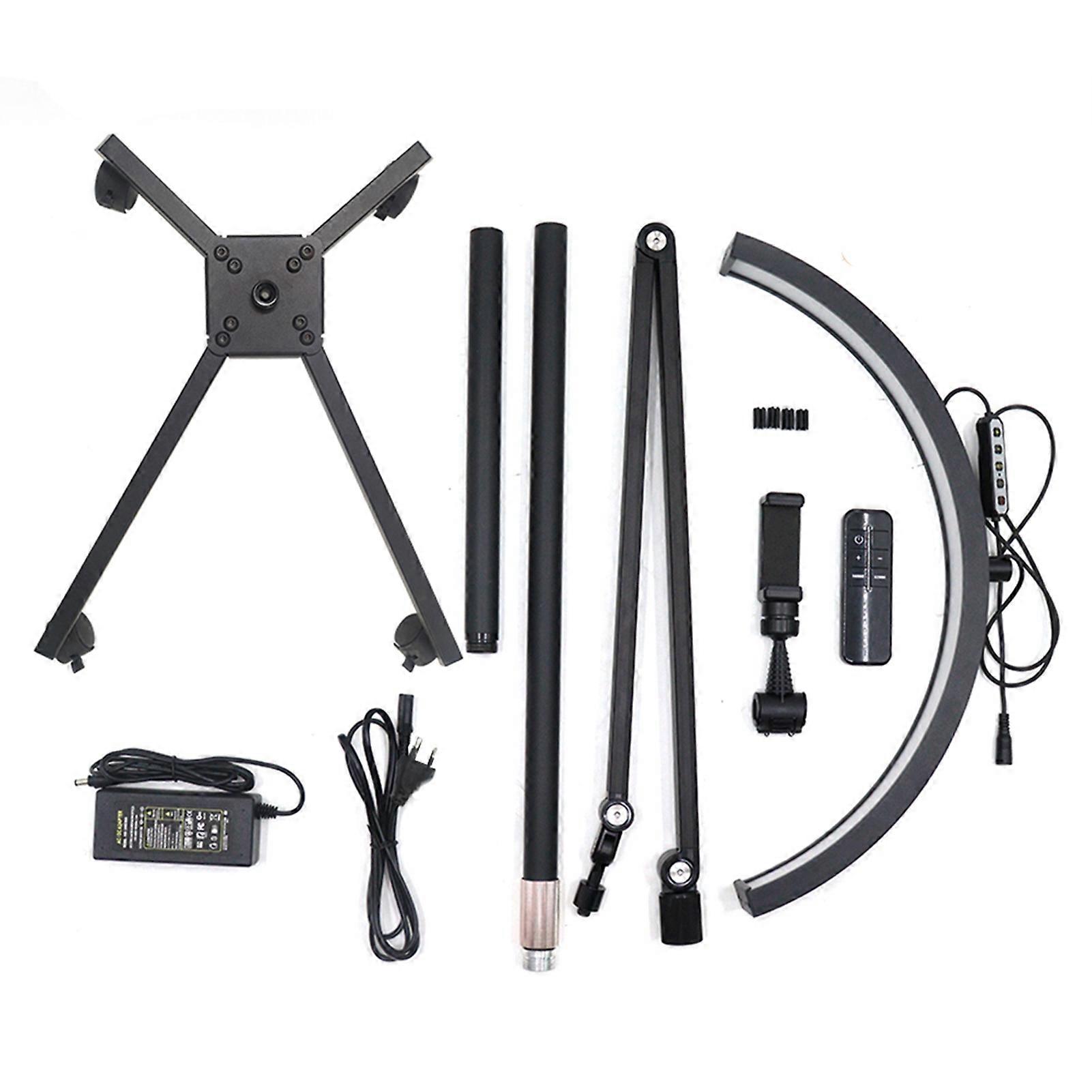 36W demi-lune sol remplissage lumière 3000K-5600K Bi température de couleur Dimmable Led vidéo vidéo