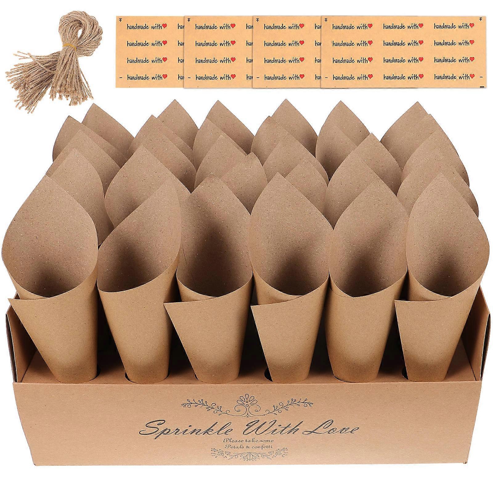 Paper Cones for Confetti Cone Holder for Storage 1Set of Party Confetti