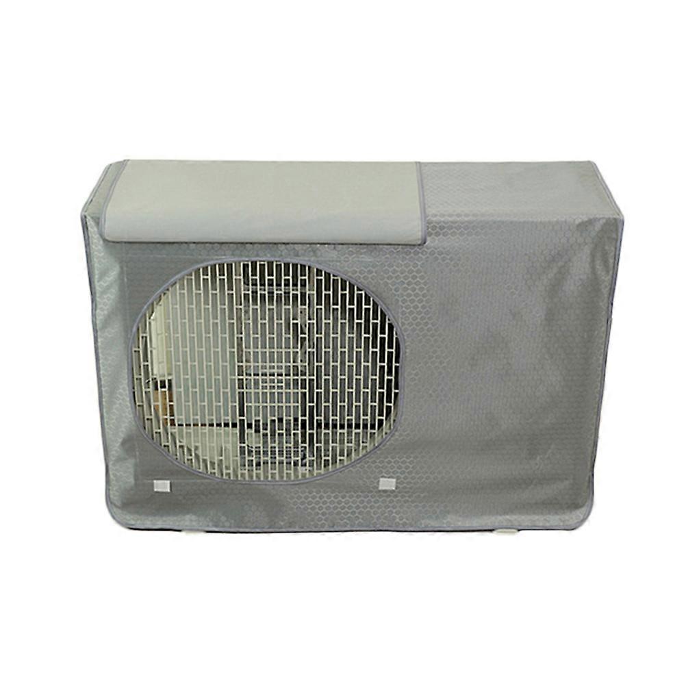 Ac Unit Shade Cover Waterproof Dust Protection 78x55x28cm Grey 1Set