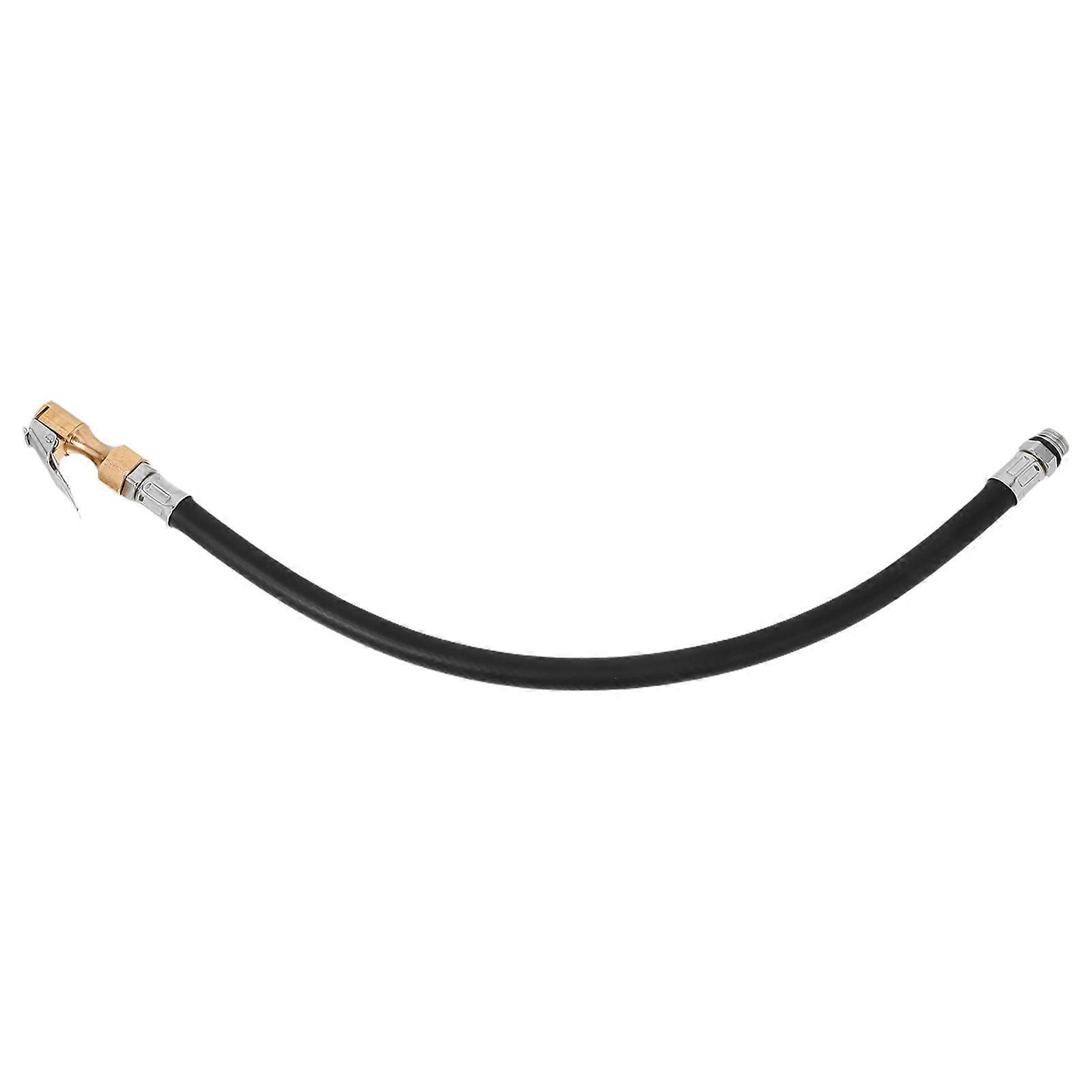 Tire Pressure Gun Extension Tube Inflator Hose for Access, Robust Rubber Design, Universal Fit for All Vehicles