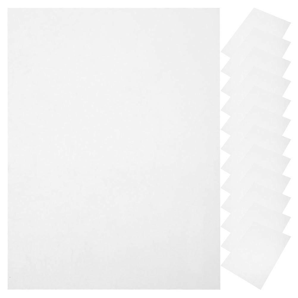 20pcs DIY Heat Shrinkable Sheets, Semi Transparent Craft Material for Handmade Projects, Ideal for DIY Enthusiasts and Creative Activities