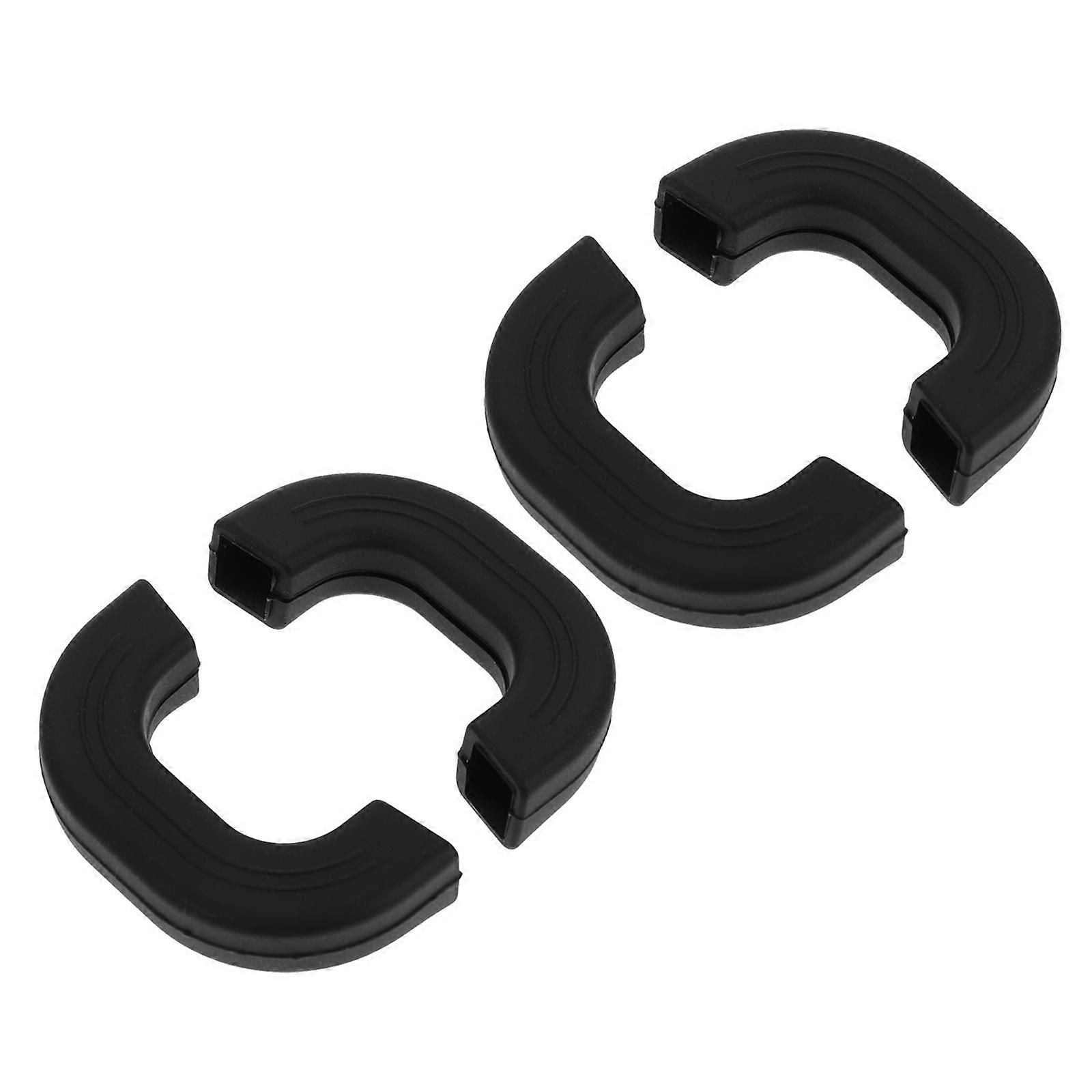 シリコンポットハンドルホルダー耐熱滑り止めキッチンツールオーブングローブ保護鍋鍋用簡単掃除交換4個