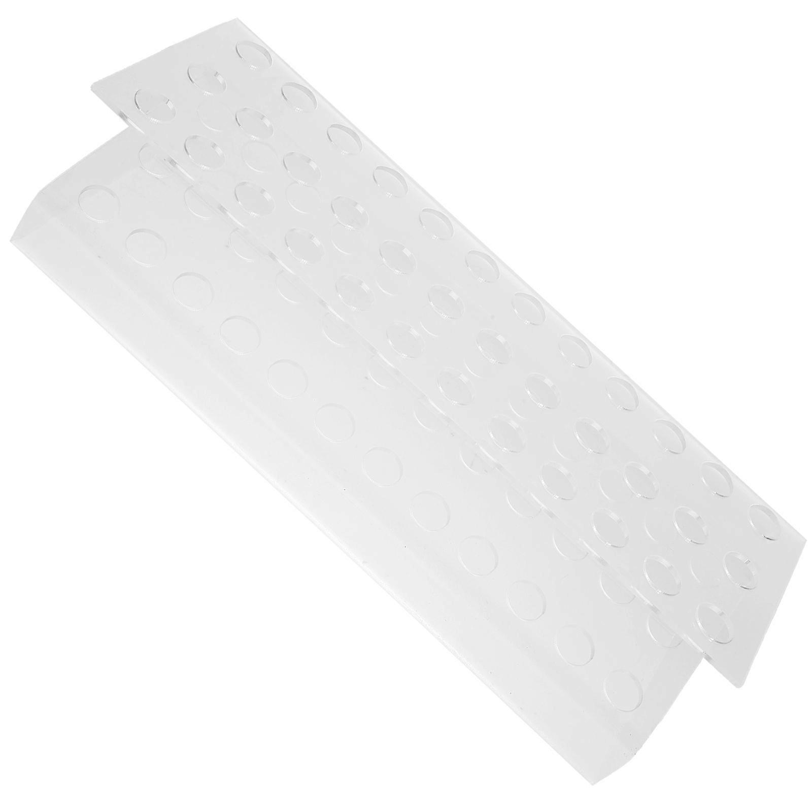 Pen Stand for Desk Acrylic Display Stand for Holes Transparent