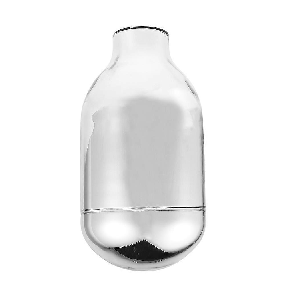 Insulated Bottles For Office Glass Universal Lined Thermal Kettle Beverage Storage Home Use Silver 1.9L 1Pack